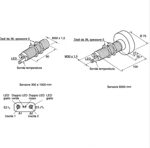 Capteur ultrasonique d'origine neuf P+F UC6000-30GM-E6R2-V15 UB2000 UB1000 UB250 UB300 - Product Image 5