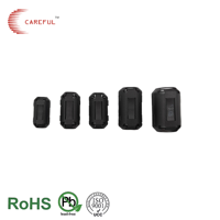 Juego de Ferritas de Presión Surtidas Careful SCRC de 3-13 mm de Diámetro Interior para Reducción de Ruido Eléctrico de 1-300 MHz, Estuche Grueso de PP, RoHS REACH