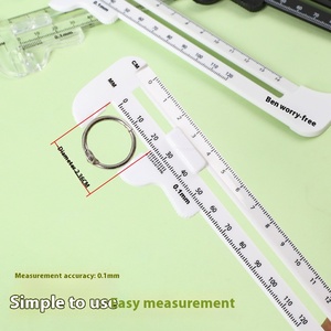 Mini herramienta de grado Industrial de alta precisión de 0-120mm, calibrador Vernier de plástico y Regla de medición al por mayor para estudiantes - Product Image 4