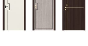 Puerta de Madera Maciza de Estilo Minimalista para Interiores, Superficie Acabada, Apertura Manual, para Dormitorio - Product Image 4