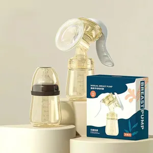 BPA Free Silicone Advanced Manual Breast Pump Milk Pump For Baby Feeding