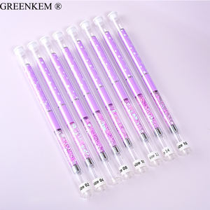 Nouveau cristal violet <span class=keywords><strong>brosse</strong></span> <span class=keywords><strong>à</strong></span> ongles logo personnalisé pincé pur <span class=keywords><strong>cheveux</strong></span> poignée en métal poudre acrylique <span class=keywords><strong>brosse</strong></span> d'art des ongles - Product Image 4