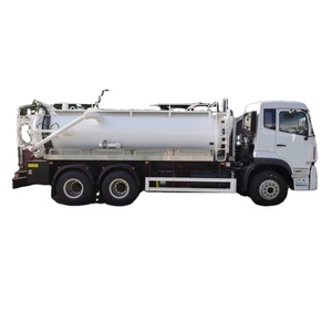 Camión de Succión y Limpieza de Lodos de Alta Presión Dongfeng, Diésel Manual, Euro 3, 15-250hp, Eje Trasero Doble, Bomba de Lodos de 20000L - Product Image 1