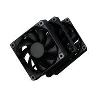 Ventilateur de boîtier d'ordinateur PC noir Speedy 120 mm ultra silencieux à haut débit d'air avec roulement hydraulique en plastique pour application de processeur