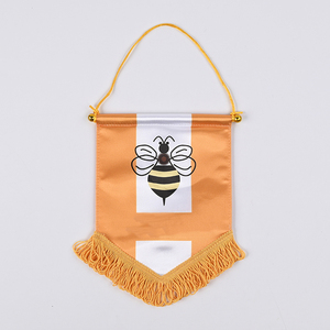 Bandera colgante personalizada con logotipo impreso, económica y práctica, para deportes de fútbol - Product Image 4
