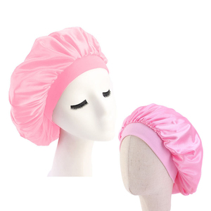Gorro de satén para mujer, gorro para el pelo, <span class=keywords><strong>turbante</strong></span> para padres e hijos, accesorios de moda, venta al por mayor, conjuntos de gorro para mamá <span class=keywords><strong>y</strong></span> bebé - Product Image 5