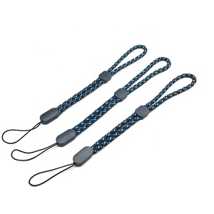 Dây đeo ngắn có vòng tròn dùng cho điện thoại, máy ảnh, móc khóa, túi đựng chai nước, thẻ nhân viên, v.v., dây đeo quảng cáo bằng <span class=keywords><strong>polyester</strong></span> cho điện thoại di động - Product Image 2