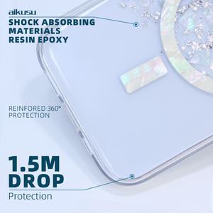 Funda de Teléfono Transparente de TPU 2D con Purpurina y Resina Epoxi para iPhone 15 14 Pro Max, Shenzhen - Product Image 4