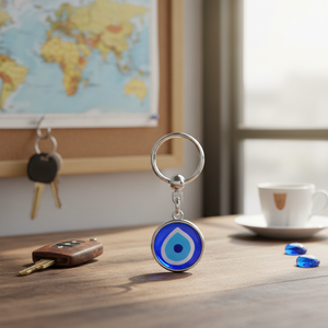 Porte-clés Metal Evil Eyes 30 mm 3,5x10 cm - Product Image 3