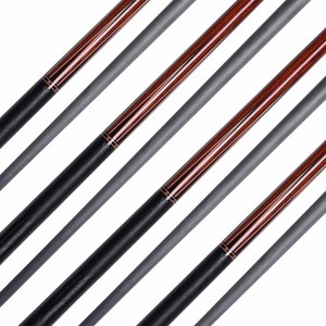 Cueelf <span class=keywords><strong>Cocobolo</strong></span> con empuñadura de cuero de lagarto de ébano Taco de billar de alta calidad de 58" - Product Image 4