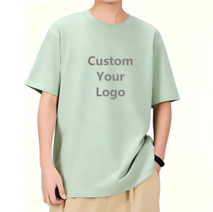 T-shirt Oversize Unisex Personalizzate con Etichetta Privata, 180GSM Cotone Pettinato, <span class=keywords><strong>Design</strong></span> Neutro, Stampa Logo Personalizzata e Anti-Pilling - Product Image 1