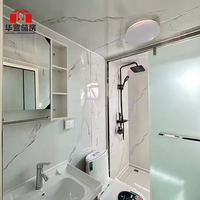 Maison Conteneur Extensible Préfabriquée Étanche 40 Pi ou 20 Pi, 5 Chambres, Préfabriqué à Vendre, Maison Pliante, Casas Prefabricadas