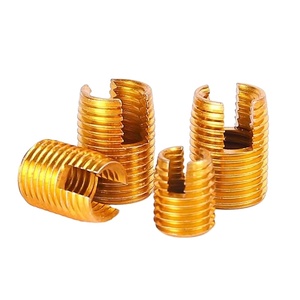 Thép không gỉ Tự Khai thác ỐNg Lót vít tay áo M4 bên trong và bên ngoài răng rãnh Nut cho ép nhựa moldin - Product Image 6