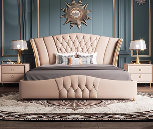 Twin Double Set Auberge Moderne Couchette Hôtel Cadre Blanc Canapé Meubles Chambre <span class=keywords><strong>King</strong></span> <span class=keywords><strong>Size</strong></span> De Luxe Soleil Lit - Product Image 5