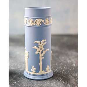 Vaso Decorativo in Ceramica Jasperware Blu Classico della Collezione Neoclassica Wedgwood Inghilterra - Product Image 5