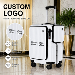 <span class=keywords><strong>Maleta</strong></span> de Viaje con Ruedas Giratorias de 20 Pulgadas con Apertura Lateral, Personalizable con Logotipo, para Viajes de Negocios - Product Image 3