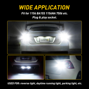 360-degree lighting 6000k 1156 BA15S 7506 <b>White</b> LED <b>Bulbs</b> 6000K Backup Reverse Light DRL Parking Lamp - Product Image 3