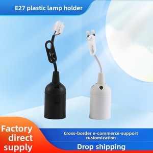 Douille de lampe à <span class=keywords><strong>baïonnette</strong></span> <span class=keywords><strong>E27</strong></span> en plastique, norme européenne, avec bornes de câblage, 250V/4A, <span class=keywords><strong>adaptateur</strong></span> de base de lampe XL-701A - Product Image 5