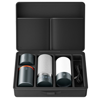 Support de charge sans fil 4 en 1 avec haut-parleur Bluetooth portable, lampe de camping LED rechargeable, combo de voyage technologique intelligent