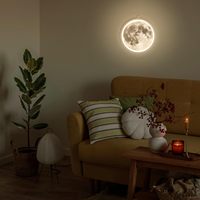 Vente chaude Personnalisé Pleine Lune UV Peint Enseigne Au Néon Lumière LED Étanche IP65 Décoration Murale Maison Bar Pub Gym Stade Affaires