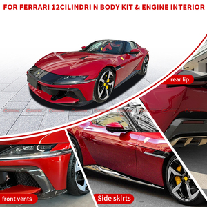 Kit de Carrocería Interior de Fibra de Carbono Seca de Alta Calidad Estilo Novi para Ferrari 12 Cilindri - Product Image 4