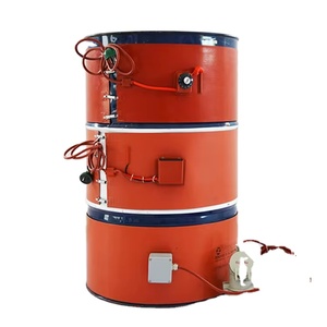 <span class=keywords><strong>Couverture</strong></span> <span class=keywords><strong>chauffante</strong></span> électrique en silicone de haute qualité avec thermostat pour fût de 55 gallons - Product Image 6