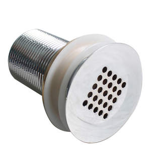 WaiiHO 023 – Bonde de vidange escamotable moderne en acier inoxydable poli, sans trop-plein, avec ajustement universel pour lavabo de salle de bain - Product Image 1