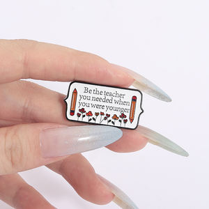 Sé <span class=keywords><strong>el</strong></span> maestro que necesitabas esmalte Pin reconocimiento broche regalo para educadores solapa insignia joyería al por mayor - Product Image 4