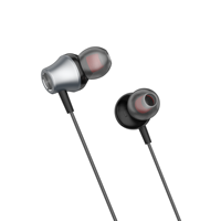 Earphone Stereo tipe-c berkabel, earphone anti air Semi In-Ear dengan Mic kontrol Play/Pause untuk ponsel dan game