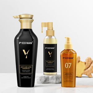 Champú Natural Orgánico de Marca Privada Contra la Caída del Cabello, Set de Aceites Esenciales para el Tratamiento del Cuero Cabelludo, para el <span class=keywords><strong>Crecimiento</strong></span> del Cabello, Reparación del Cabello Dañado - Product Image 1