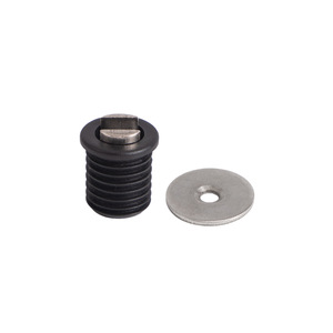 Loquet de porte magnétique invisible en plastique blanc, noir, marron, largeur 14 mm, quincaillerie de porte de placard, design minimaliste - Product Image 2