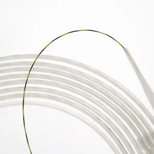 Endoscopie fil de guidage hydrophile extérieur double couleur thermorétractable ptfe tube médical ptfe zèbre fil de guidage