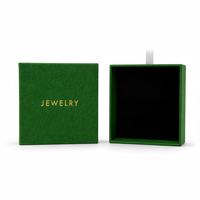 Boîte cadeau rigide de petite taille, écologique, biodégradable, haut de gamme, fabriquée à la main, en matériaux recyclés, pour bijoux