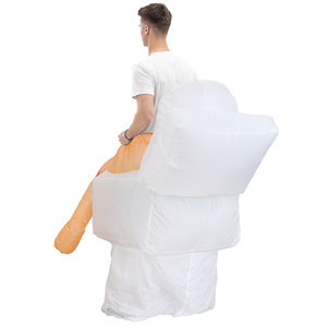 Надувной костюм-туалет для взрослых мужчин и женщин, подходит для ролевых игр, надувной костюм на все тело, костюм для вечеринки на Хэллоуин - Product Image 4