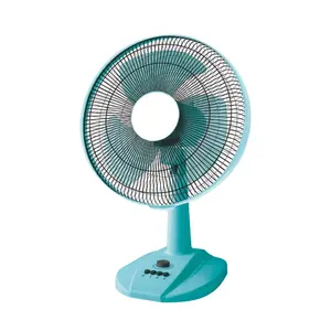 Blue Color High Quality Table Mount Fan with Remote Control 16 Inch 90 Degree Oscillating Table Fan