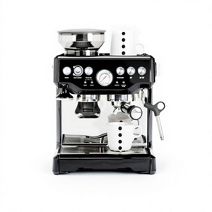 Machine à café expresso commerciale avec moulin intégré, cafetière automatique pour café et restaurant - Product Image 1