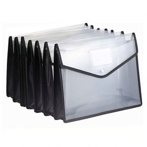 Customized Colorful Thickened Expandable PP Material <b>Document</b> <b>Bag</b> Waterproof File Folder Organizer With Card Holder - Product Image 2