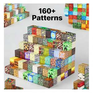 TOYSRUNNER OEM Bloques Magnéticos de Plástico, Cubos de Construcción Sensoriales Educativos STEM de Ciencia Ficción y Fantasía, Piezas Creativas de Aprendizaje - Product Image 4