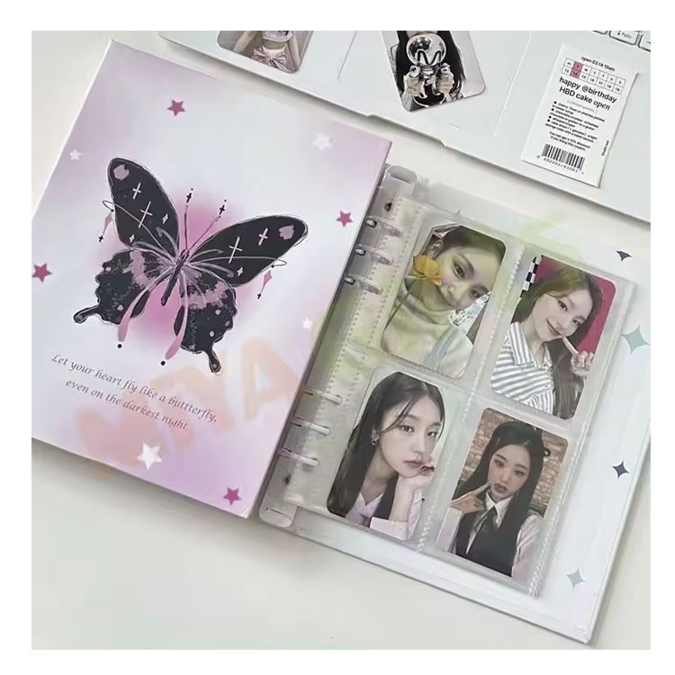 Kpop Photocard Holder Bts Photocards A5 Kpop Photocard Binder - 200 Pocket (6-Ring, Clear, W/ DIY Stickers) Kpop Photo Card Binder Trading Card Album Kpop Photocard Holder Bts Photocards A5 Kpop Photocard Binder - 200 Pocket (6-Ring, Clear, W/ DIY Stickers) Kpop Photo Card Binder Trading Card Album