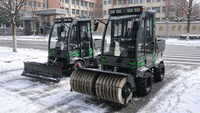Souffleuse à neige automatique à essence avec moteur pour ATV, balayeuse de route et équipement de débroussaillage