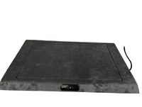 Moniteur de voiture Android motorisé recouvert de suède de 18,5 pouces, moniteur rabattable automatique avec écran IPS FHD 1920*1080p 2+32 Go XTRONS