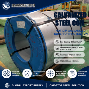 DX54D DX51D Anti Fingerprint Z120 G/sqm 0.60mm 600mm JIS G3302 Galvanized Steel Coil with Good Formability - Product Image 1