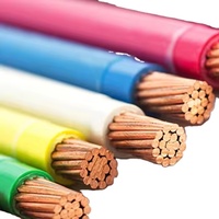 THHN/THWN/Thw Cable eléctrico con revestimiento de nailon aislado de PVC TC/Cable de construcción de cobre 10AWG 12AWG 14AWG para Filipinas