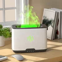 Diffuseur d'arôme de flamme de grande capacité 300ML humidificateur d'air de synchronisation diffuseurs d'huiles essentielles à ultrasons à flamme populaire