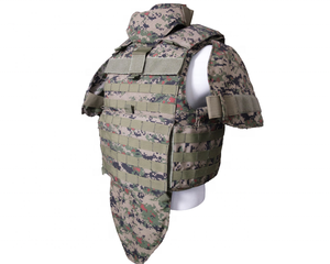 Armadura Táctica de Protección Corporal, Resistente al Fuego, Anti-Cortes, Antiestática, con Sistema Molle Completo, Camuflaje, de Liberación Rápida - Product Image 6