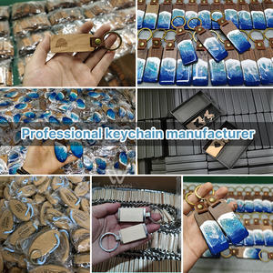 Portachiavi Grezzi in Legno all'Ingrosso per Incisione Laser Targhetta Anello Portachiavi Personalizzato in Pelle Accessori Portachiavi in Legno Regalo Aziendale - Product Image 5