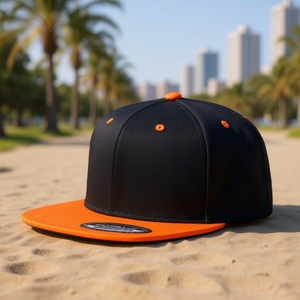 Casquette de baseball en toile PS Poly Snapback bicolore unisexe adulte style Y2K Hip Hop pour extérieur, plage, cyclisme, mode décontractée - Product Image 2