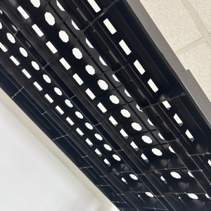Heavy Duty Industrial Boltless Display <strong>Plastic</strong> Warehouse <strong>Shelves</strong> Assembly Stackable <strong>Garage</strong> Shelving Racking Black Storage Shelf - Product Image 4