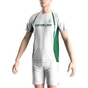 Camiseta Deportiva de Manga Corta para Hombre, al por Mayor, para Equipos de Rugby, de Algodón, la Más Barata, Sublimada, sin Logotipos - Product Image 5
