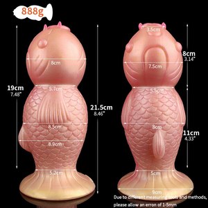 YOCY énorme godemiché Koi en Silicone liquide, Plug Anal de 8.9cm d'épaisseur, jouet sexuel pour femmes et hommes, perles de masturbateur SM <span class=keywords><strong>Gay</strong></span> Sexy Shop - Product Image 5